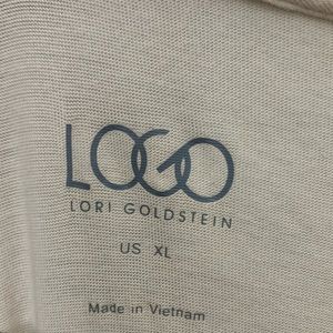 LOGO by Lori Goldstein Tops - LOGO Lori Goldstein Size XL Cream Top LOGO by Lori Goldstein Tops - LOGO Lori Goldstein Size XL Cream Top